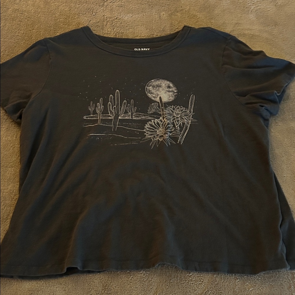 Old Navy Charcoal Desert Night Tee